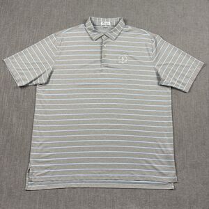 Peter Millar Greystone Regions Tradition Striped Polo Shirt XXL Summer Comfort